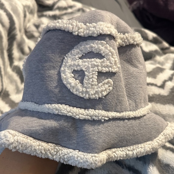UGG X TELFAR heather grey fleece bucket hat